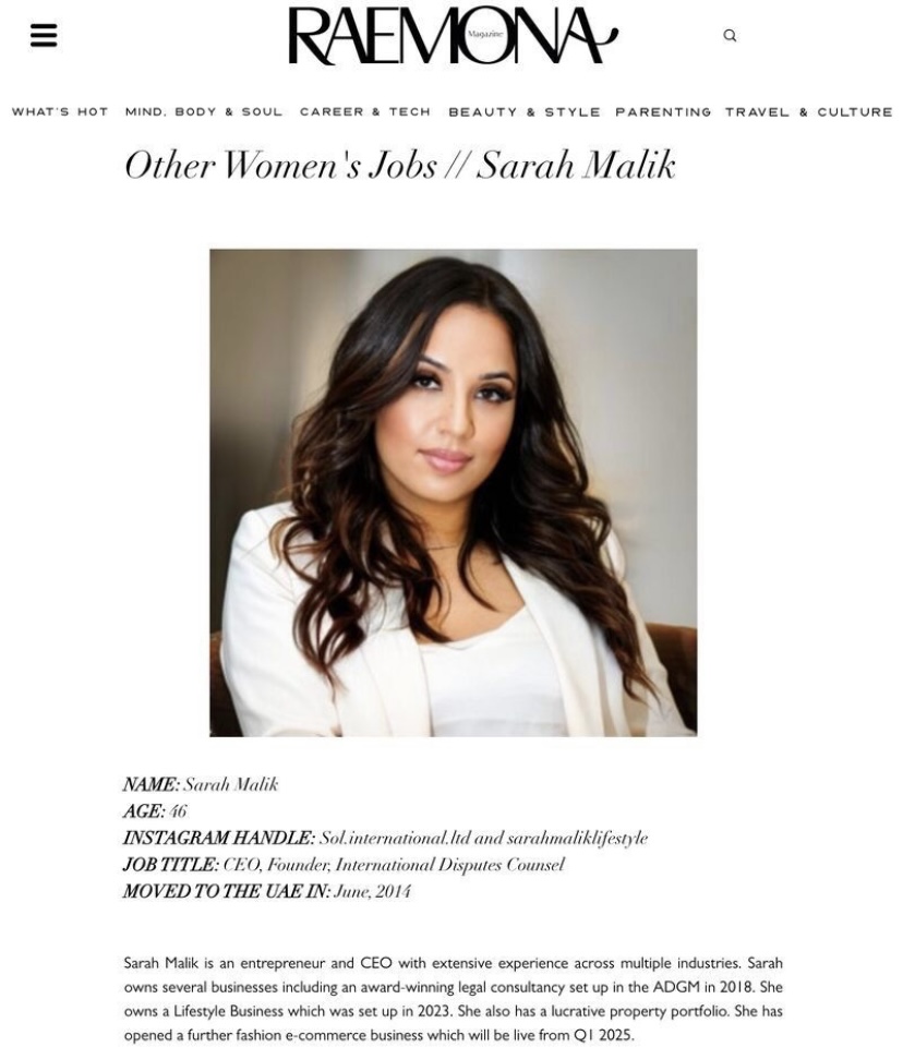 Raemona Magazine – A Day in a Life of Sarah Malik